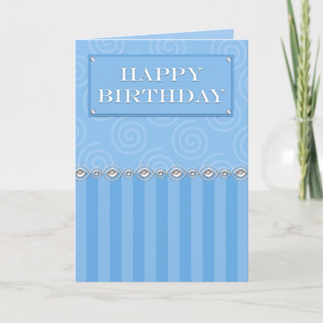 Formal Birthday Card (Front)