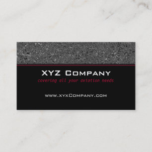 Formal Black (red line) Business Card