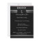 Formal Black Tie Birthday Dinner Party Invitation