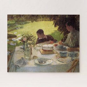 Formal Breakfast in the Garden Jigsaw Puzzle