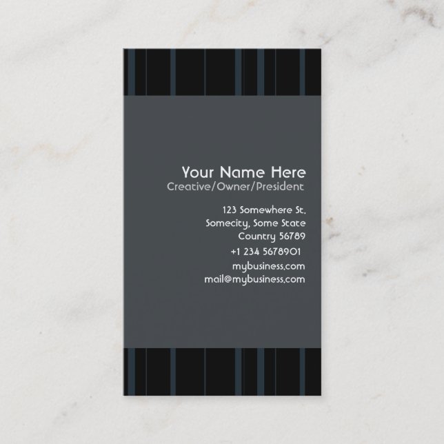 Formal Business Business Card (Front)