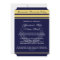 Formal College Graduation Announcements ~ Blue
