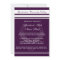 Formal College Graduation Announcements (Purple)