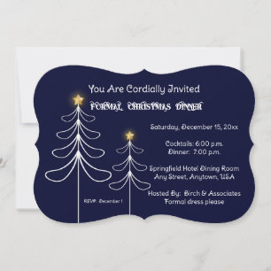 Formal Corporate Christmas Party Invitation