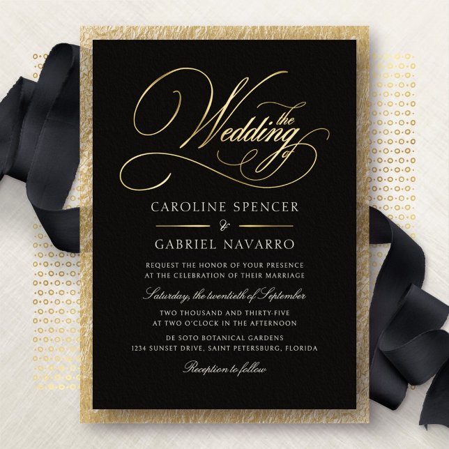Formal Elegant Calligraphy Script Wedding Foil (Creator Uploaded)