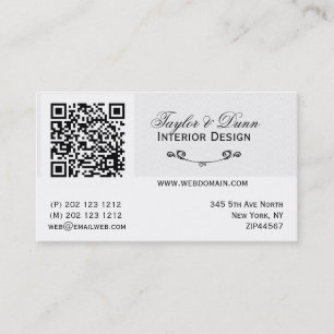 Formal Elegant Designer Business Card