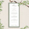Formal Elegant Sage Green Border Script Wedding
