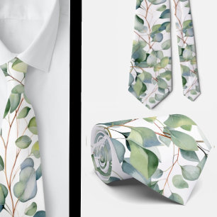 Formal Eucalyptus Neck Ties Simple and Classic