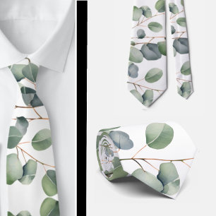 Formal Eucalyptus Neck Ties Simple and Classic