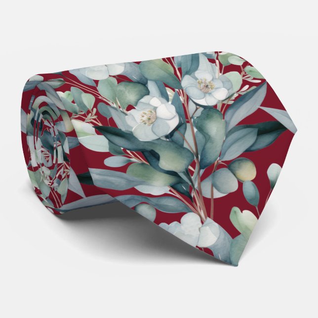 Formal Eucalyptus Neck Ties | Simple and Classic (Rolled)