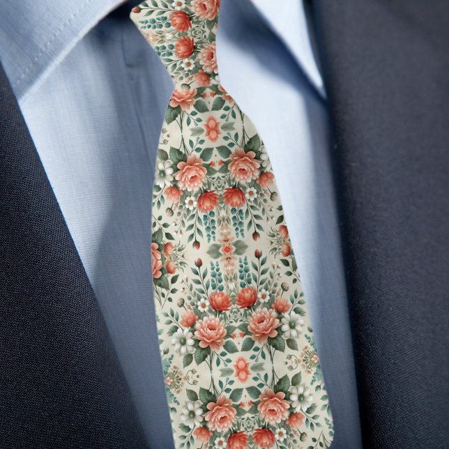Formal Floral Pattern Tie (Creator Uploaded)
