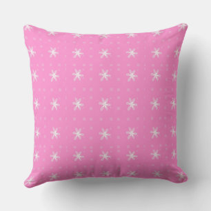 Formal Floral Square Conundrum Pink Cushion