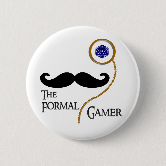 Formal Gamer Badge Pin (Front)