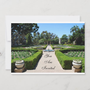 Formal Garden Invitation