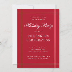 Formal Holiday Party Invitation