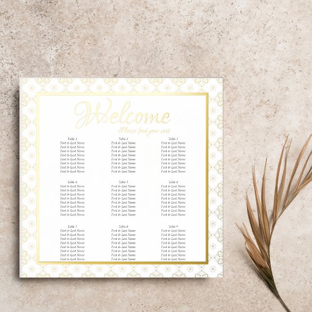 Formal Intricate Seating Chart - Wedding (Creator Uploaded)