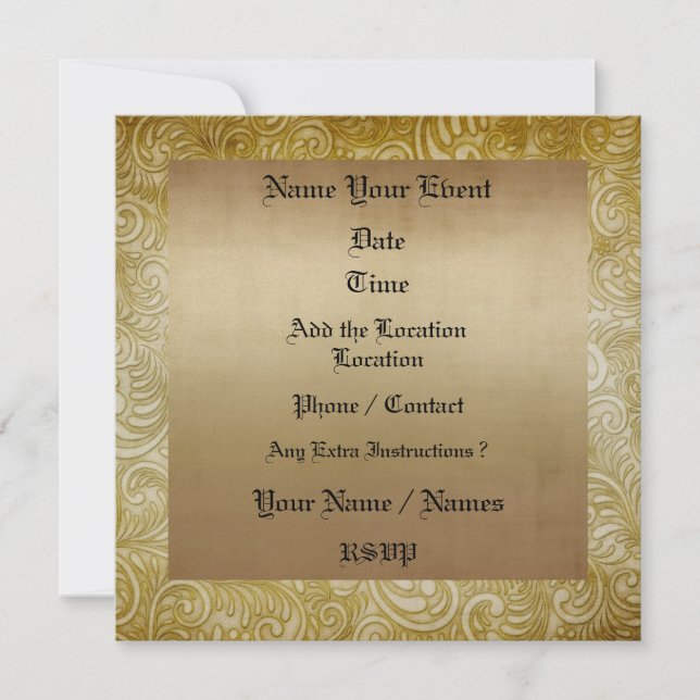 Formal Invitation - SRF (Front)
