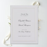 Formal Modern Classic Elevated Frame Ivory Wedding Save The Date<br><div class="desc">Announce your wedding with timeless sophistication using this Elevated Wedding Save the Date, featuring a beautifully refined double frame that adds graceful structure and depth. Designed on a soft ivory background with a delicate watercolor paper texture, this piece evokes classic elegance and understated luxury. The flowing calligraphy script and balanced...</div>