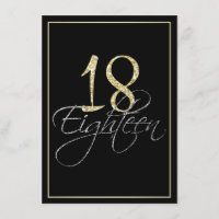 Formal Silver Black and Gold 18th Birthday Party