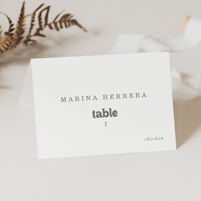 Formal Simple Guest Name Place Cards (Creator Uploaded)