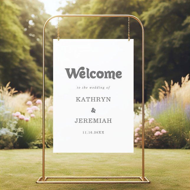 Formal Simple Wedding Welcome Sign (Creator Uploaded)