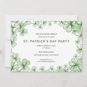 Formal St. Patrick's Day Party Invitation