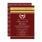 Formal Stripes College High School Graduation