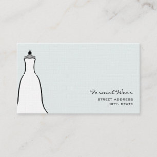 Formal Wear Boutique - A Line Wedding Dress Business Card