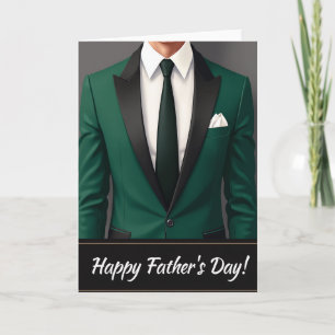 Formal Wear Fathers Day Card