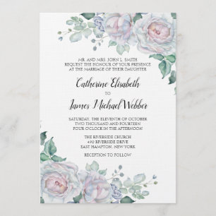 Formal Wedding Invitation Wording Bride's Parents
