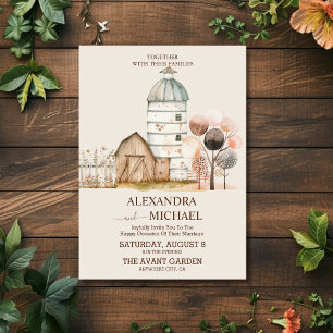 Formal Western Wedding Invitation