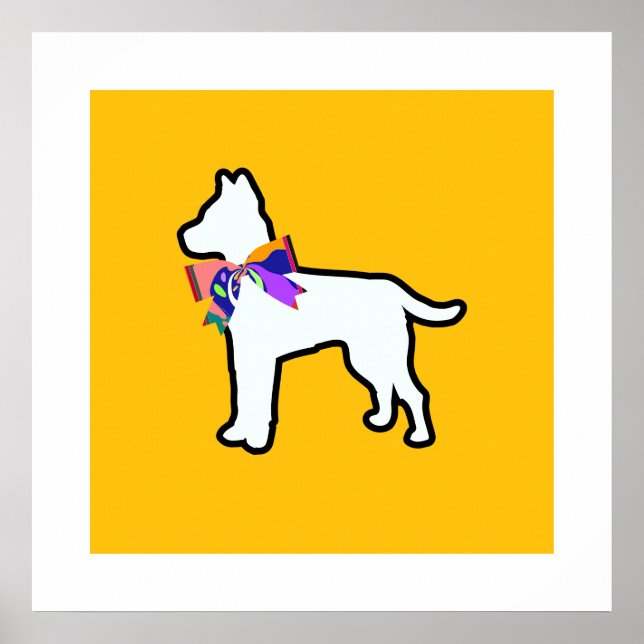 Formally Dressed With A Bow  Poster (Front)