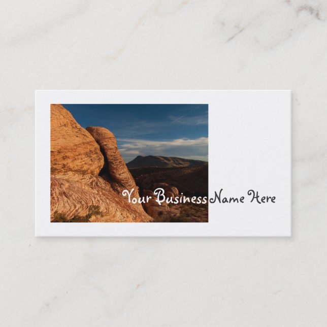 Formations in Red Rock Business Card (Front)