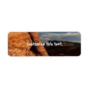 Formations in Red Rock Return Address Label
