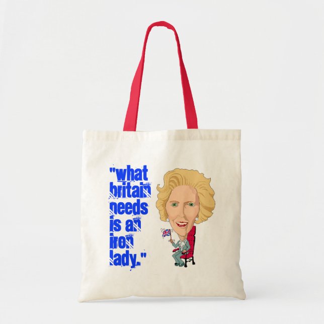 Former British Prime Minister Iron Lady THATCHER Tote Bag (Front)