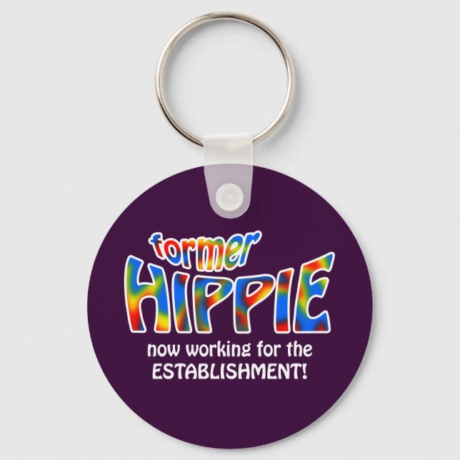 Former Hippie Key Ring (Front)