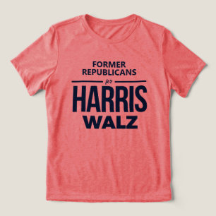 Former Republicans for Harris Walz Tri-Blend Shirt