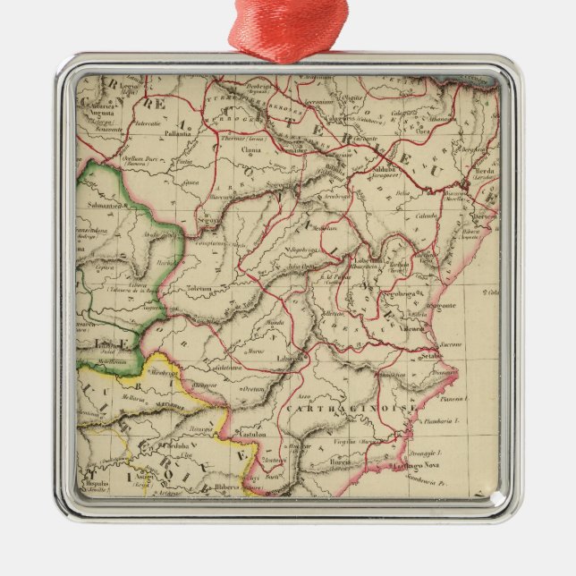 Former Spain Metal Ornament (Front)