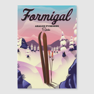 Formigal Aragon Spain ski poster.