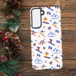 Formigal Spain Aragon Ski Snowboard Pattern Samsung Galaxy Case<br><div class="desc">A funny winter skiing seamless pattern for the ski resort Formigal in the Spanish Aragonese Pyrenees,  Spain,  Aragon,  Europe. Perfect gift idea for winter sports lovers: ski,  snowboard,  freestyle,  ski jump,  cross-country skiing.</div>