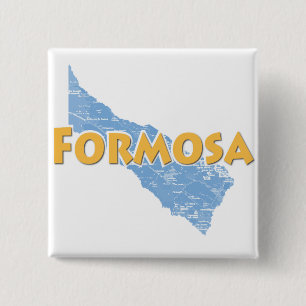 Formosa 15 Cm Square Badge