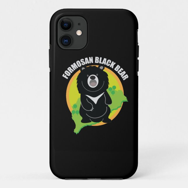 Formosan(Taiwan) black bear Logo Case-Mate iPhone Case (Back)