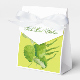 Forms in Green on a Favour Box