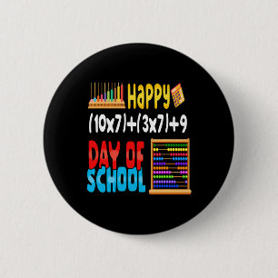 Formula 100 Days Of School For Teacher Student 6 Cm Round Badge