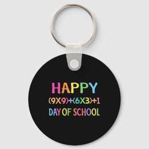 Formula 100 Days Of School Fun Math Teacher 100th  Key Ring