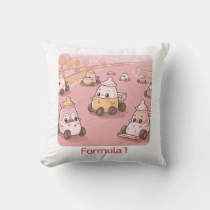 Formula 1 Baby Bottle Race Car Cute Cartoon Cushion