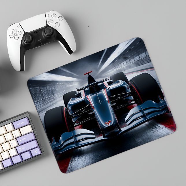 Formula 1 Fury: High-Speed Racing in the Rain Mouse Pad (Creator Uploaded)