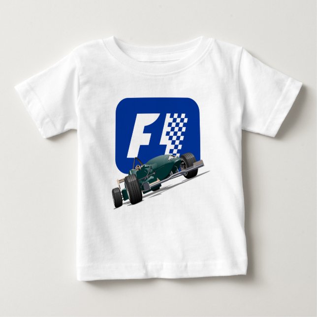 Formula 1 race car baby T-Shirt (Front)