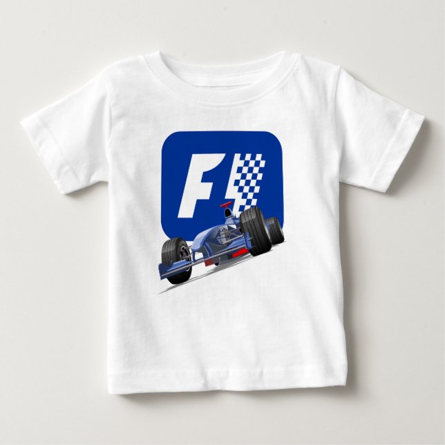 Formula 1 race car baby T-Shirt (Front)