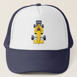 Formula 1 race car trucker hat